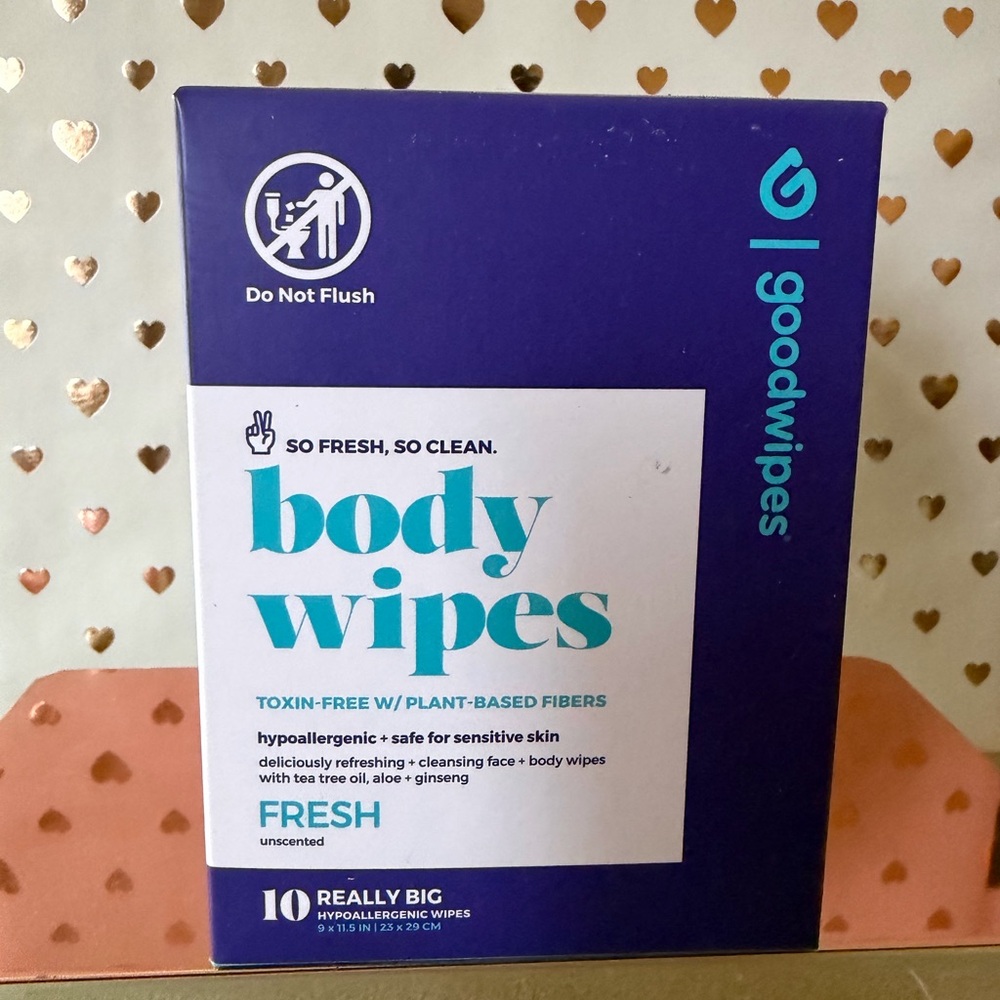 Goodwipes Body Wipes Fresh Unscented Hypoallergenic (NEW)